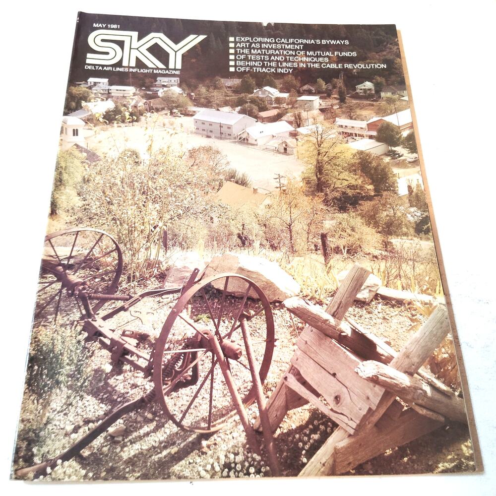 Delta SKY In-Flight Magazine May 1981 - Sea World, Amex, Indy Race